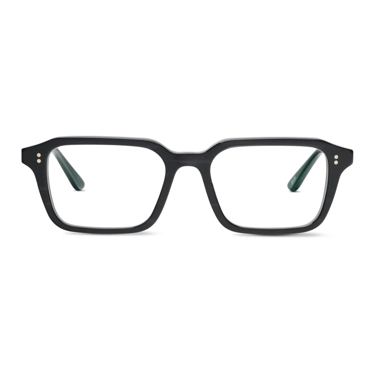 Black vintage inspired luxury executive glasses by SALT on white background