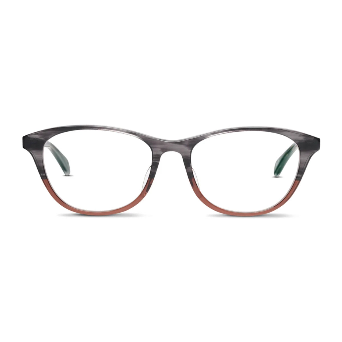 Grey SALT women's eyeglasses Fran on white background