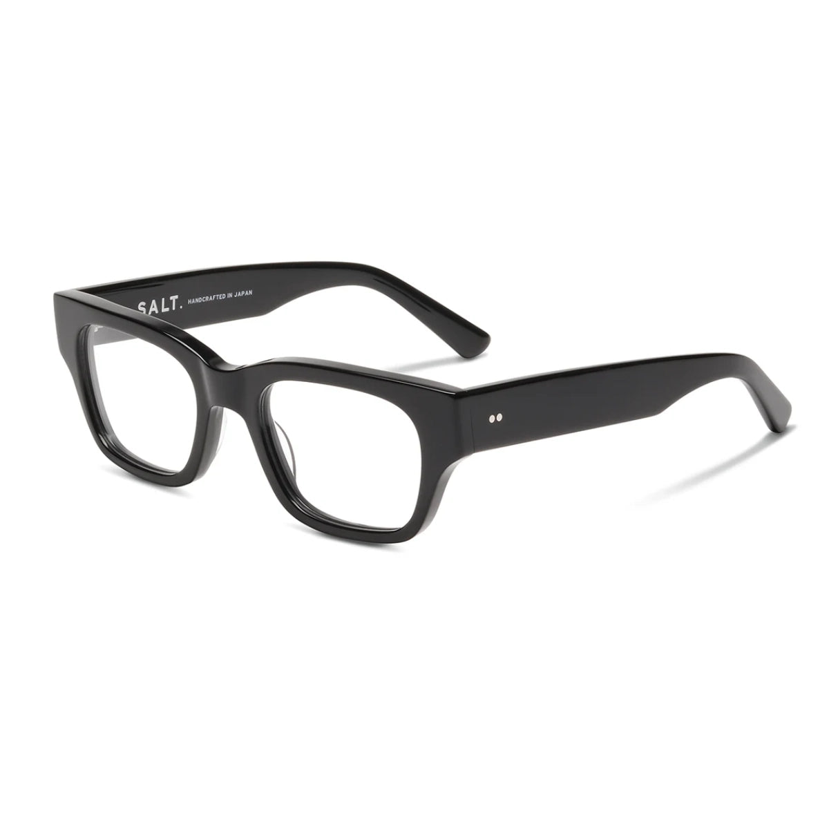 Black SALT thick rectangular plastic prescription eyeglasses for men and women
