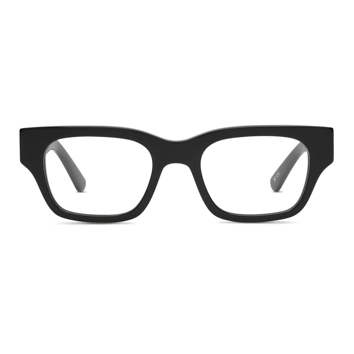 Black SALT thick rectangular plastic prescription eyeglasses for men and women