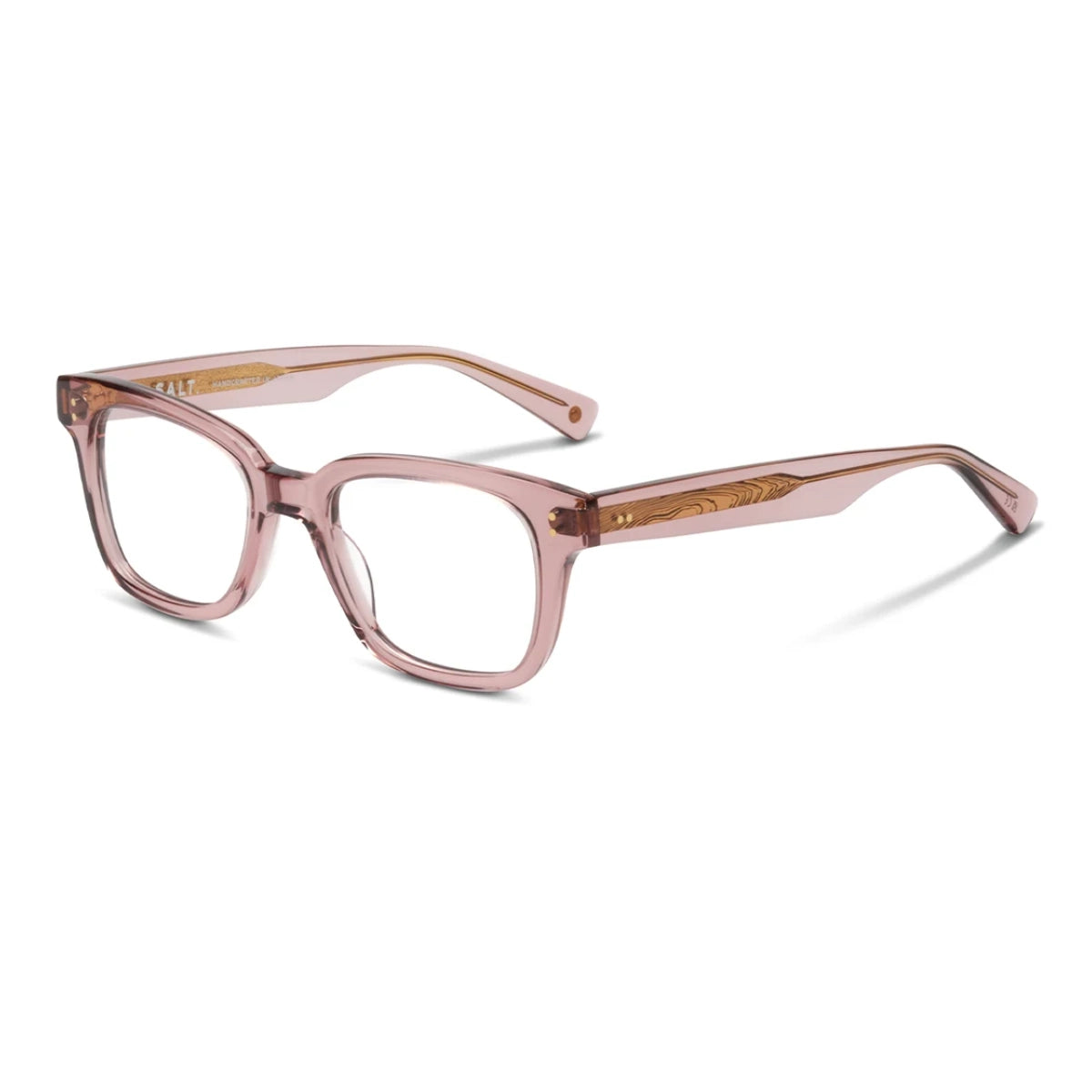 Pink SALT square thick style eyeglass frames for men and women
