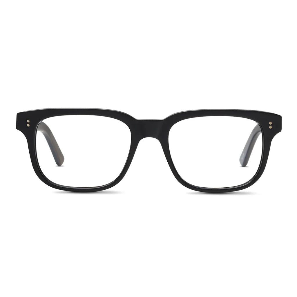 Matte black SALT Campbell oversized luxury plastic eyeglass frames