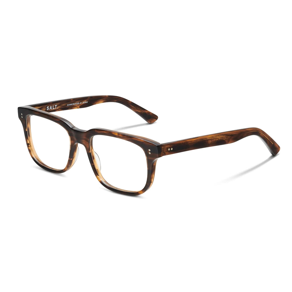 Matt tortoise wide SALT Campbell oversized luxury plastic eyeglass frames