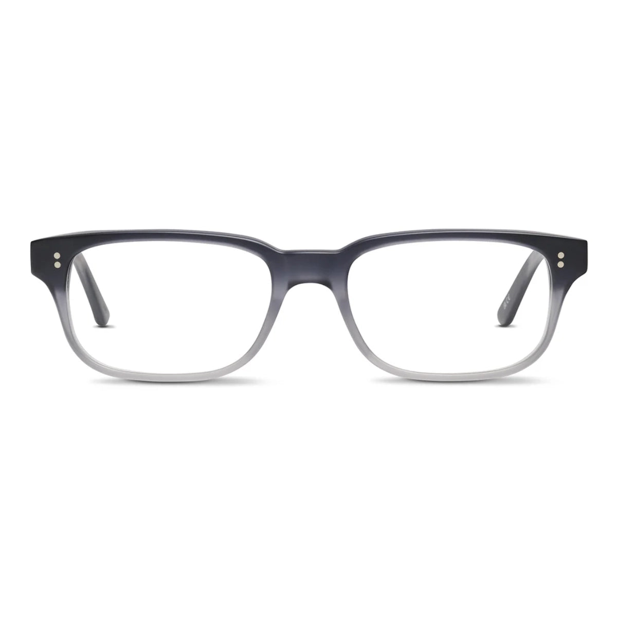 SALT Black and gray eyeglasses on a white background