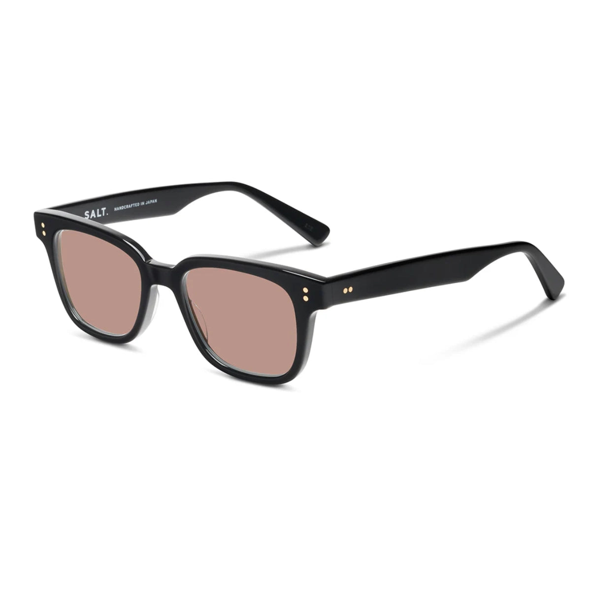 Black SALT Max limited release polarized sunglasses on white background