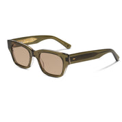 Green crystal SALT polarized plastic luxury sunglasses