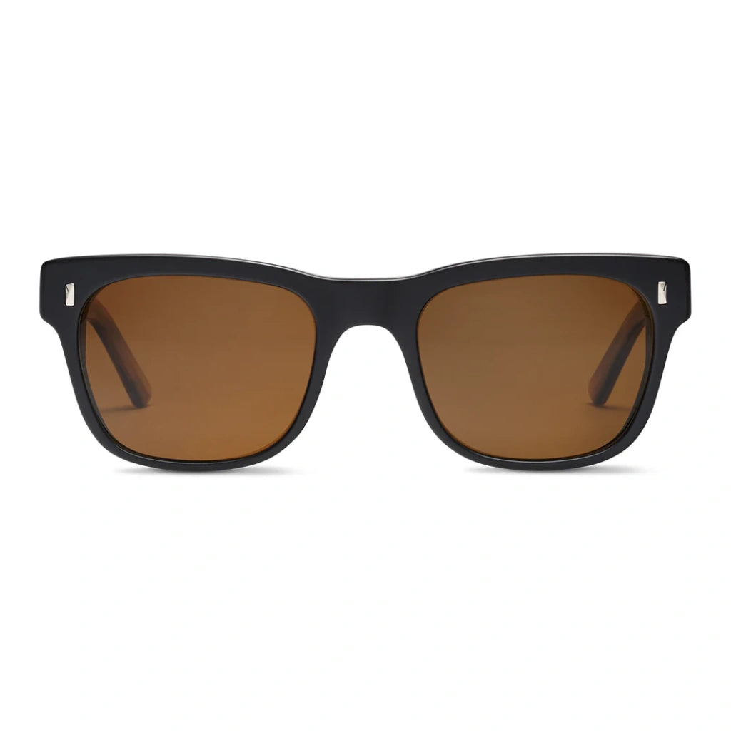 Black SALT polarized luxury wide large sunglasses for men
