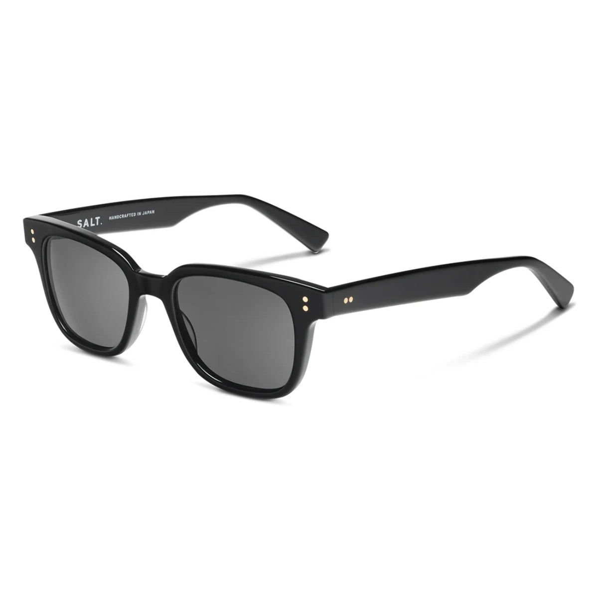 Black Max square rectangular luxury polarized sunglasses by SALT