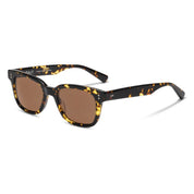 Yellow jacket tortoise Max square rectangular luxury polarized sunglasses by SALT