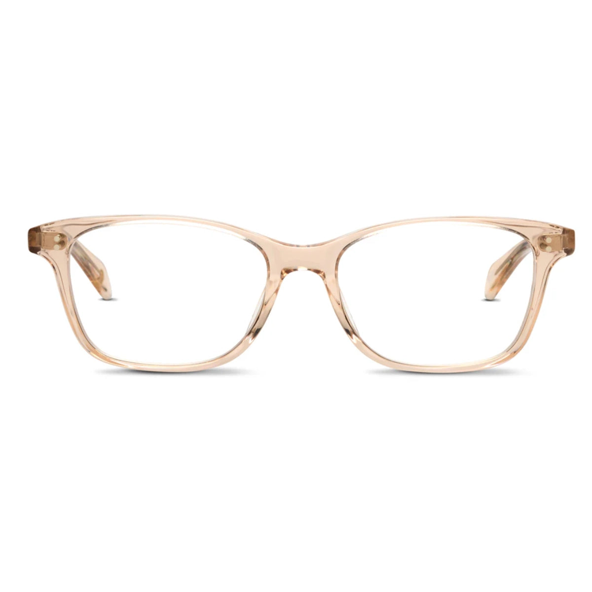 Antique rose SALT women's rectangular eyeglasses on white background