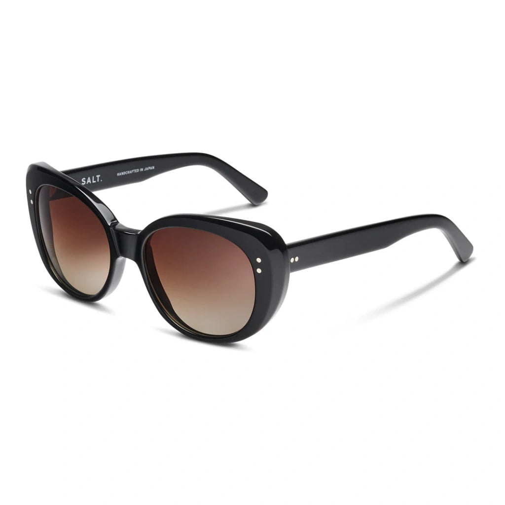 Black classic luxury polarized sunglasses for women by SALT