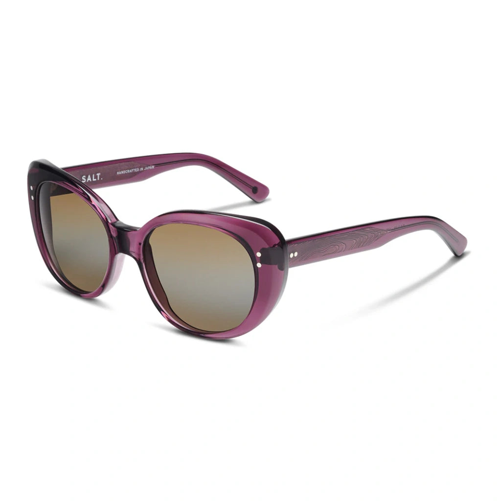 Purple classic luxury polarized sunglasses for women by SALT