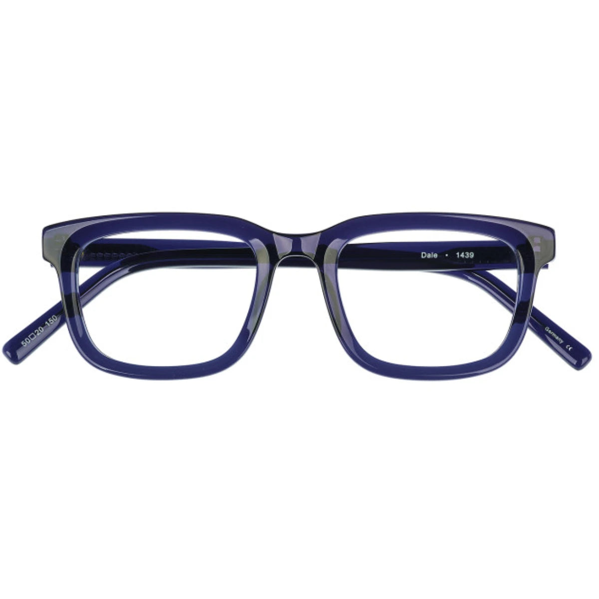 Blue The Optical. Co bold rectangular eyeglass frames