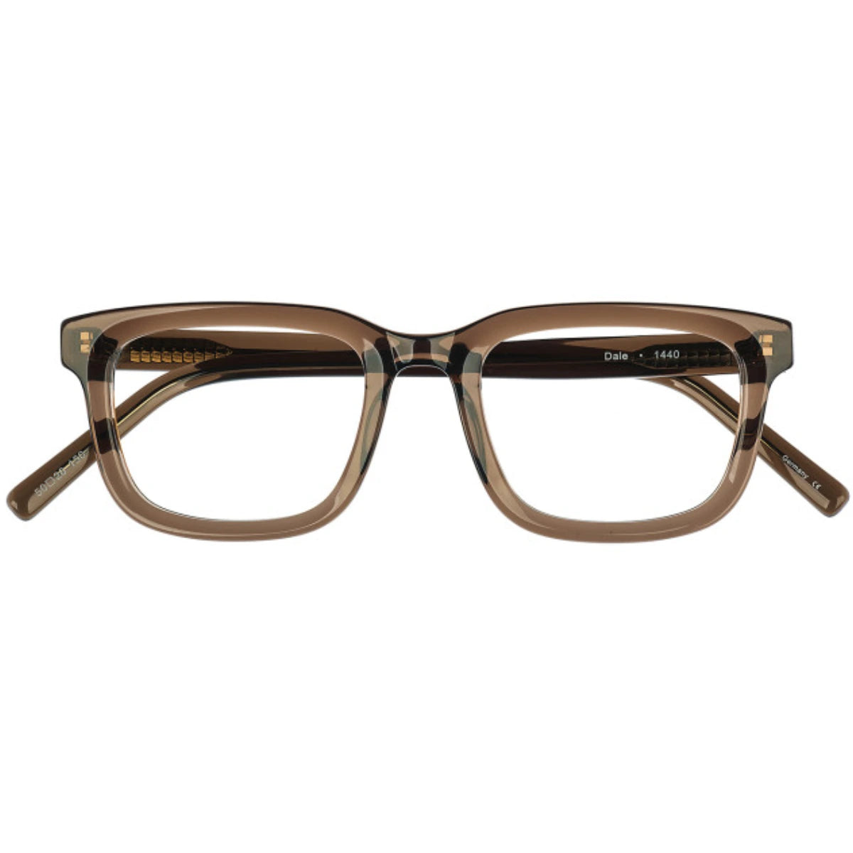 Brown The Optical. Co bold rectangular eyeglass frames
