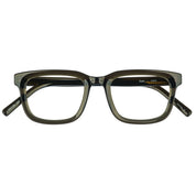 Dark Brown The Optical. Co bold rectangular eyeglass frames