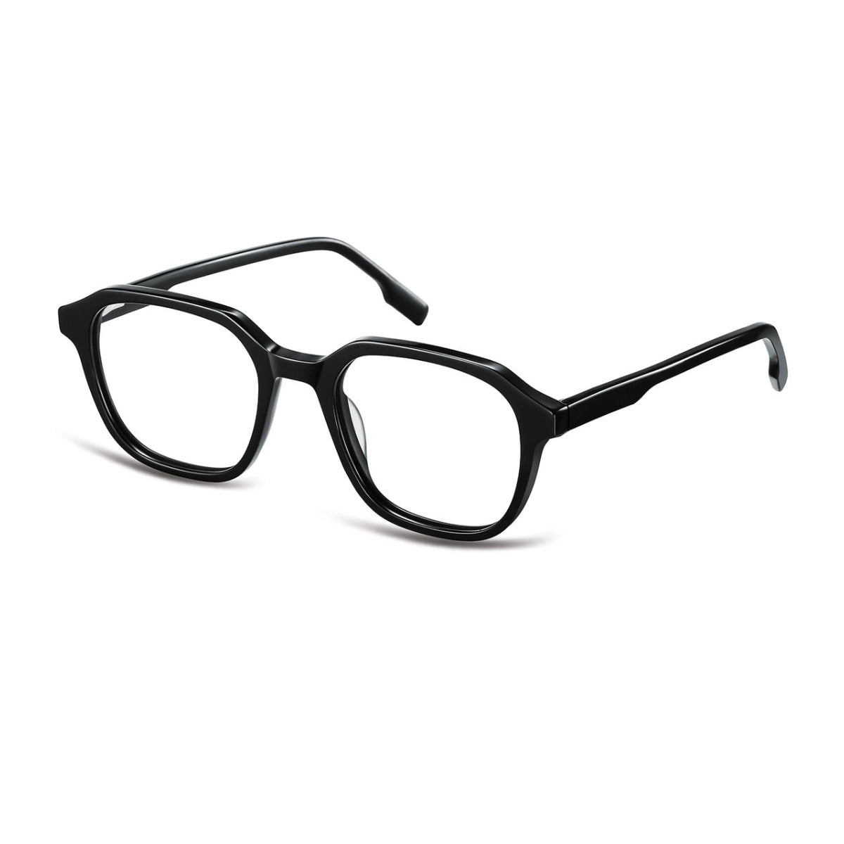 Blackbold geometric prescription eyeglass frames by The Optical. Co
