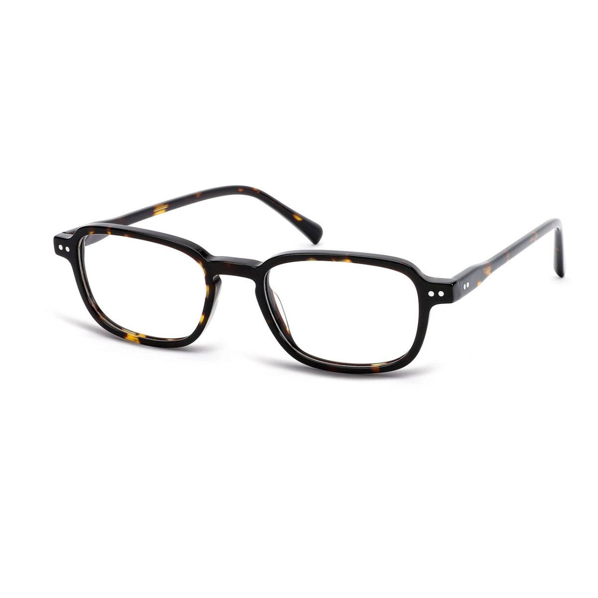 Tortoise rectangular oval trend forward eyeglasses by The Optical. Co