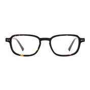 Tortoise rectangular oval trend forward eyeglasses by The Optical. Co