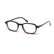 Black brown rectangular oval trend forward eyeglasses by The Optical. Co