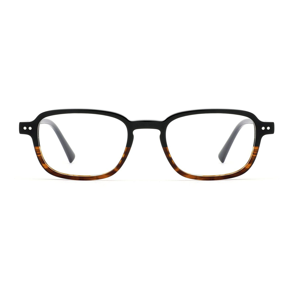 black brown rectangular oval trend forward eyeglasses by The Optical. Co