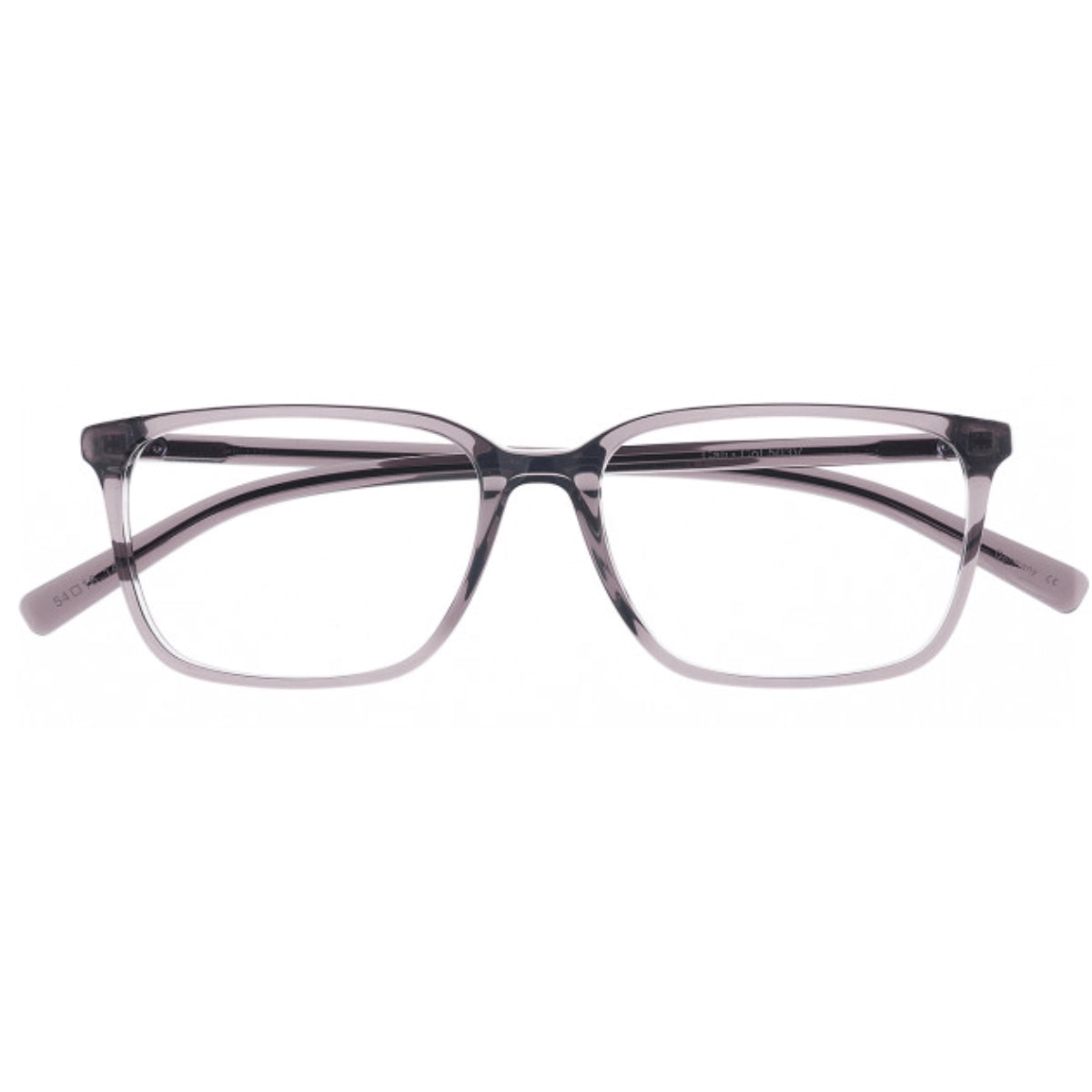 Grey crystal plastic rectangular luxury eyeglass frames under $200