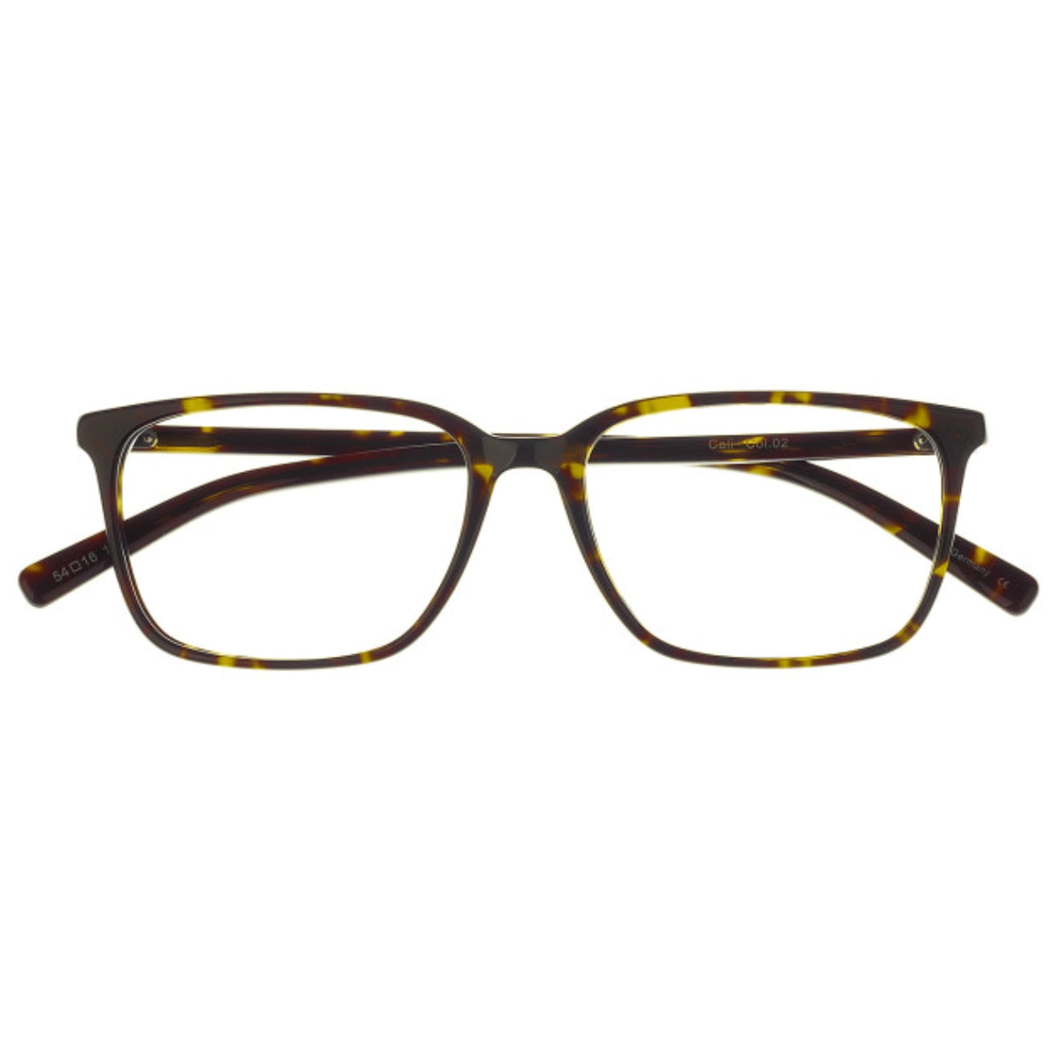 Tortoise plastic rectangular luxury eyeglass frames under $200