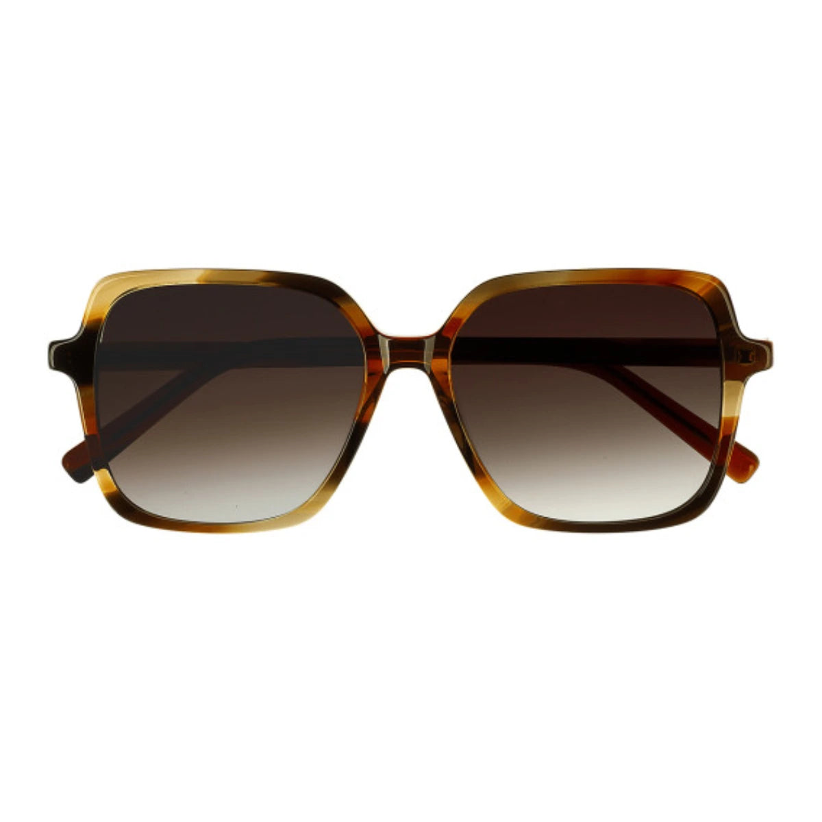 Brown oversized square sunglasses by The Optical. Co