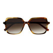 Brown oversized square sunglasses by The Optical. Co