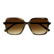 Smoke grey oversized square sunglasses by The Optical. Co
