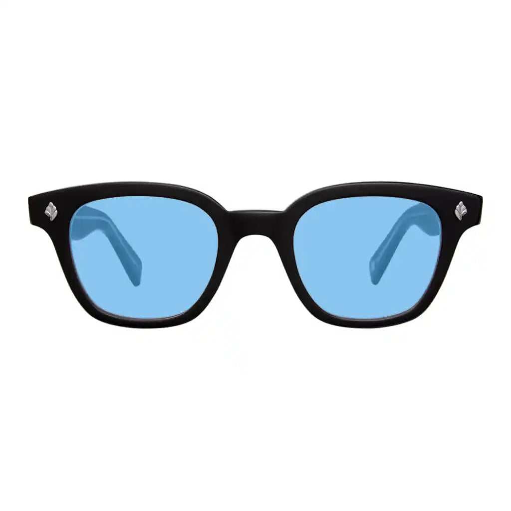 Blue custom tinted premium prescription eyeglass and sunglass lenses online